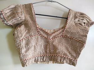 Trending Golden Colour Designer blouse✨❤