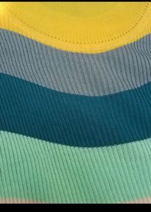Trendy Rainbow 🌈 Crop Top