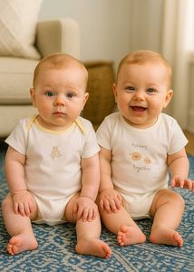 Brand New 2 Piece Setof Cute  Baby Romper Onesie