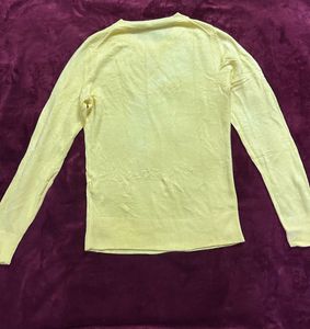 Yellow Knit Sweater