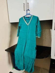 Teal Libas Kurta Set