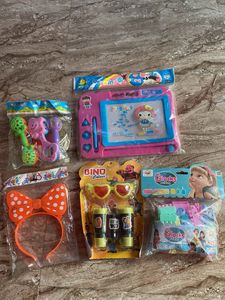 Mixed Toys Bundle - Drawing Board, & More!