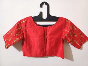 💥🆕️ Boat Neck Embroidered Blouse