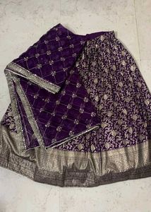 Purple Lehengha Choli