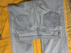 Zara Light Wash Mom Jeans