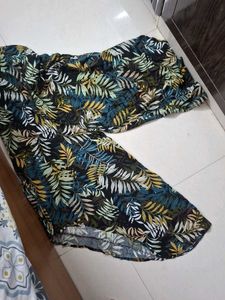 Leaf Print Sundress