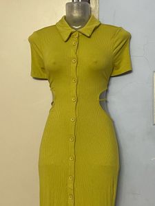 SHEIN BRANDED YELLOW Maxi Dress