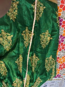Lehnga Blouse Dupatta Women Green