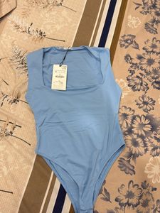 Zara Blue Bodysuit Unworn
