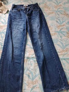 Dark Blue Straight Jeans