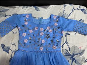 Blue dress