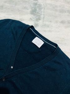 Zara Classic Navy Cardigan