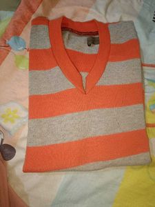 Mens Striped Sweater Vest