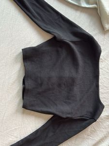 Black Long Sleeve Top