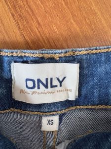 Denim Button-Fly Shorts Size XS