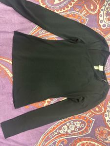 Black Long Sleeve Top