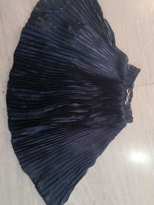 Pleated Mini Skirt