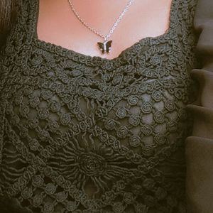 Crochet Detail Top
