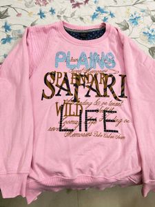 Duke Pink Safari Print Sweatshirt