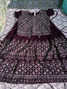 Girls' Embellished Indian Dress
