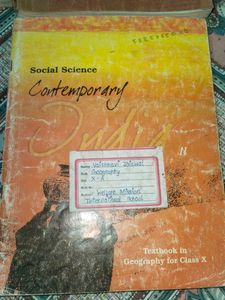 Class 10 Social Science NCERT CBSE