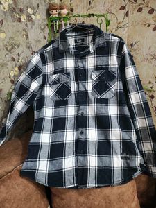 Men Branded Checkered Shirt