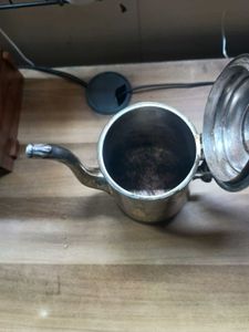 Beautiful Vintage Antique Metal Kettle