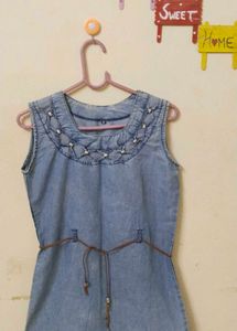 Denim Sleeveless Dress