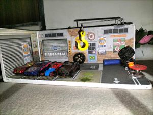 3D Hotwheels DECORATIVE Garrage Wooden