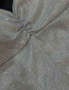 SILVER CORSET TOP