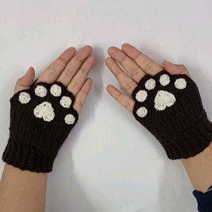 **price drop!** Cute Crochet Cat Paw Gloves ✨️🐾
