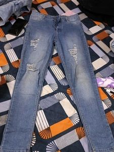 Ripped Denim Jeans