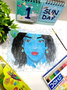 Lord Krishna Drawing
