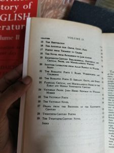 critical history of English Literature Volume 1&amp;2