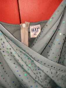 ILLI LONDON Pista Color Elegant Midi Dress