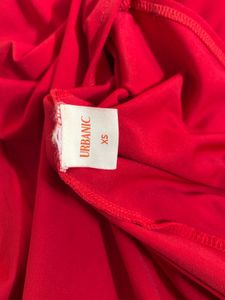 Urbanic Elegant Red Midi Dress - XS