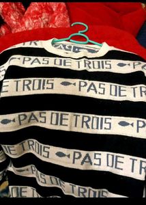 Striped 'Pas De Trois' Sweater