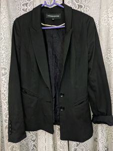 CASUAL/OFFICE Black Women Blazer