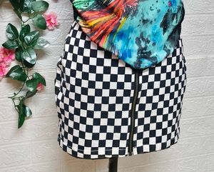 🎁Buy Two Get One Free🎁Checkered Mini Skirt
