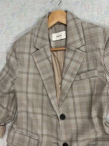 Plaid Blazer
