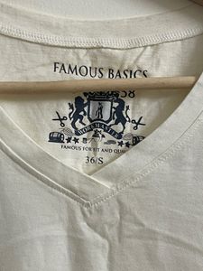 Basic White Tshirt In Size Small