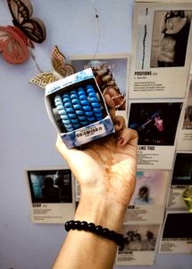 Blue Spiral Hair Ties
