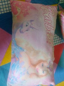 Barbie Cushion With Filling For Kids
