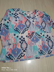 Karen Neuburger Floral Print Top