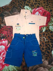 Boy&#39;s Shirt &amp; Shorts Set