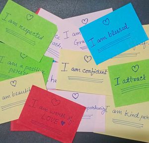 Hand Made 21 Self Care Affirmations