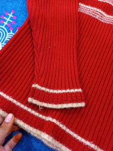 Red Turtleneck Sweater
