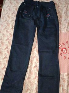 Dark Wash Cotton Jeans