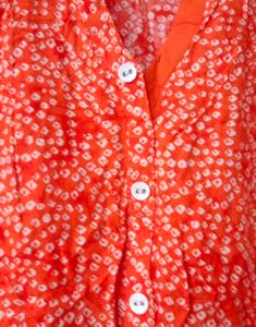 Coral Polka Top