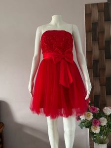 Red Short Party Dress